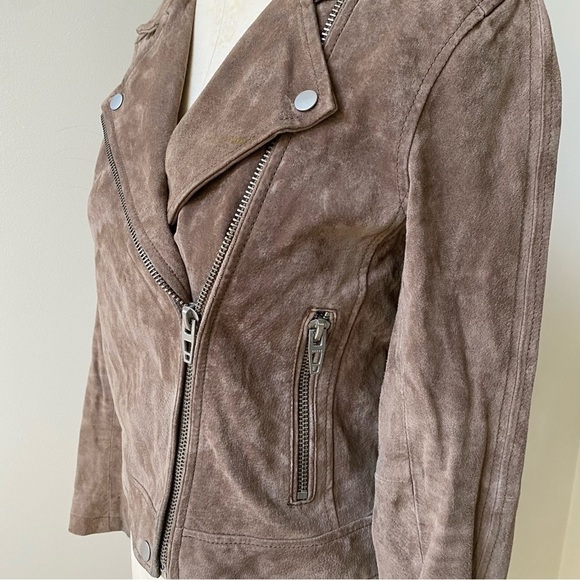 Blank NYC 100% Suede Jacket Taupe XS - Picture 4 of 16
